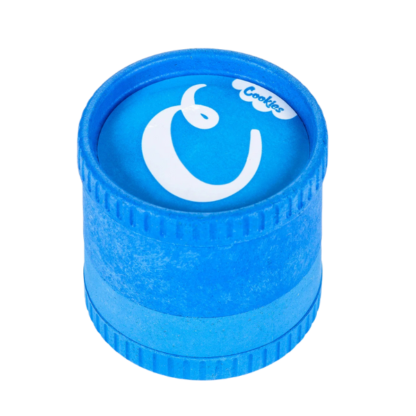 Santa Cruz 4 Piece Hemp Grinder / Cookies Blue